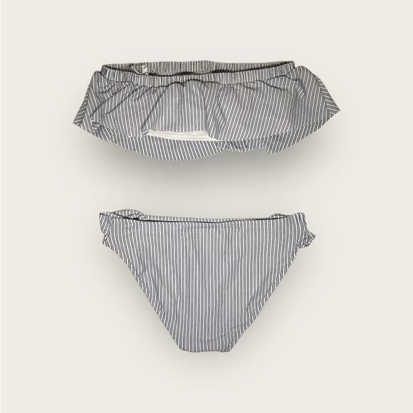 NWT | Hula Honey | Striped Bikini Set | Blue & White | Size Medium - Picture 2 of 16